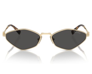 Óculos de Sol Miu Miu Dourado MU56ZS ZVN5S0-56