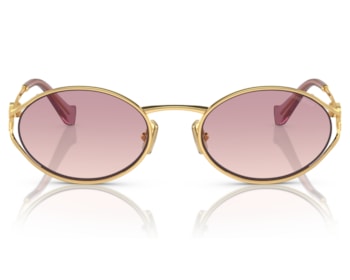 Óculos de Sol Miu Miu Dourado Rosa MU52YS 5AK06S-54