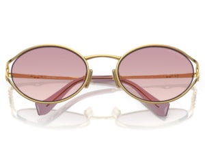 Óculos de Sol Miu Miu Dourado Rosa MU52YS 5AK06S-54
