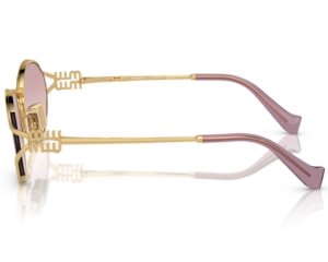 Óculos de Sol Miu Miu Dourado Rosa MU52YS 5AK06S-54