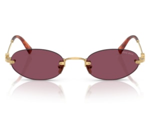 Óculos de Sol Miu Miu Dourado Rosa MUA54S 5AK20Y-51