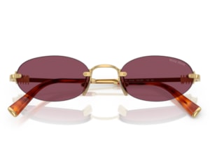 Óculos de Sol Miu Miu Dourado Rosa MUA54S 5AK20Y-51