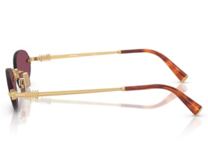 Óculos de Sol Miu Miu Dourado Rosa MUA54S 5AK20Y-51