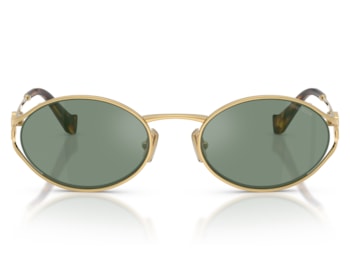 Óculos de Sol Miu Miu Dourado Verde MU52YS 5AK04M-54