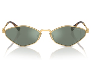 Óculos de Sol Miu Miu Dourado Verde MU56ZS 5AK04M-56