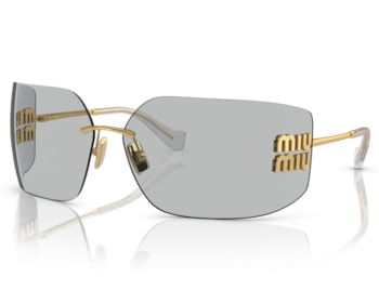 Óculos de Sol Miu Miu Fashion Show Dourado Cinza MU54YS 5AK30B-80
