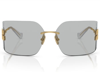 Óculos de Sol Miu Miu Fashion Show Dourado Cinza MU54YS 5AK30B-80