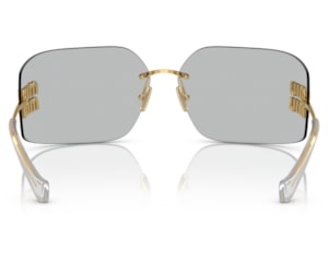 Óculos de Sol Miu Miu Fashion Show Dourado Cinza MU54YS 5AK30B-80
