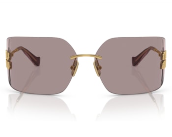 Óculos de Sol Miu Miu Fashion Show Dourado Marrom MU54YS 5AK06I-80
