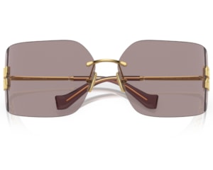 Óculos de Sol Miu Miu Fashion Show Dourado Marrom MU54YS 5AK06I-80