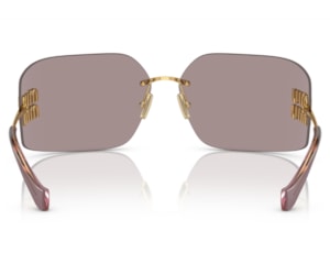 Óculos de Sol Miu Miu Fashion Show Dourado Marrom MU54YS 5AK06I-80