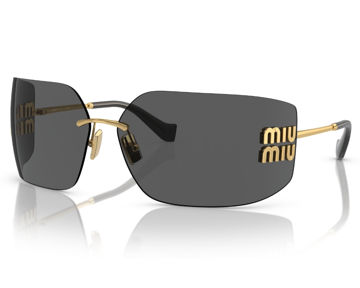 Óculos de Sol Miu Miu Fashion Show Dourado MU54YS 5AK5S0-80