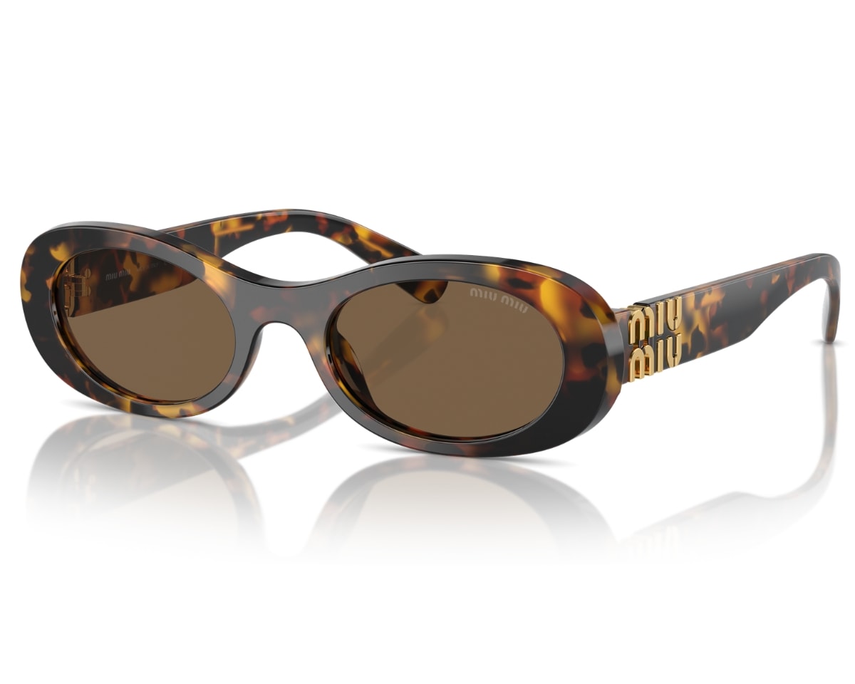 Óculos de Sol Miu Miu Havana Marrom MU06ZS VAU06B-50