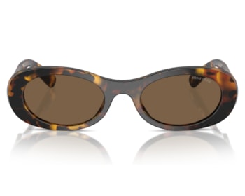 Óculos de Sol Miu Miu Havana Marrom MU06ZS VAU06B-50