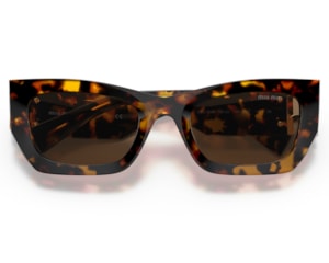 Óculos de Sol Miu Miu Havana Marrom MU09WS VAU06B-53