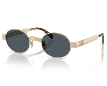 Óculos de Sol Miu Miu Main Collection Dourado Cinza MUB51S ZVN70B-47
