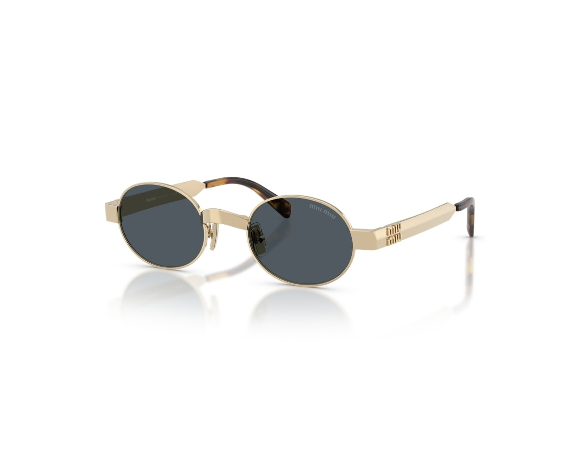 Óculos de Sol Miu Miu Main Collection Dourado Cinza MUB51S ZVN70B-47