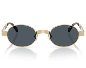 Óculos de Sol Miu Miu Main Collection Dourado Cinza MUB51S ZVN70B-47