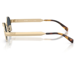 Óculos de Sol Miu Miu Main Collection Dourado Cinza MUB51S ZVN70B-47
