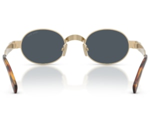 Óculos de Sol Miu Miu Main Collection Dourado Cinza MUB51S ZVN70B-47