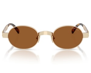 Óculos de Sol Miu Miu Main Collection Dourado Marrom MUB51S 22M20V-47