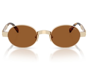 Óculos de Sol Miu Miu Main Collection Dourado Marrom MUB51S 22M20V-47