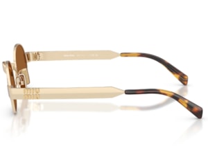 Óculos de Sol Miu Miu Main Collection Dourado Marrom MUB51S 22M20V-47