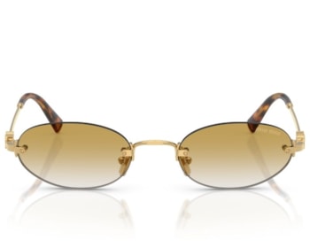 Óculos de Sol Miu Miu Main Collection Dourado MUA54S 5AK21D-51