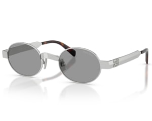 Óculos de Sol Miu Miu Main Collection Prata Cinza MUB51S 21M50Q-47