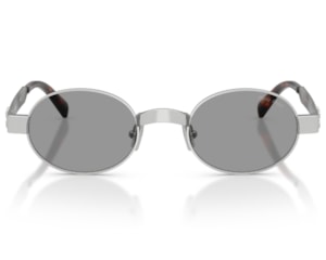 Óculos de Sol Miu Miu Main Collection Prata Cinza MUB51S 21M50Q-47