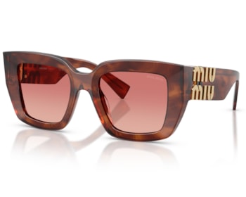 Óculos de Sol Miu Miu Marrom Translúcido MUB05S 26E50U-51