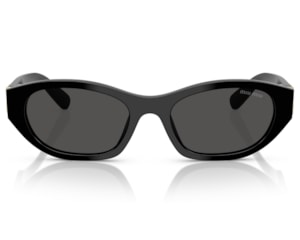Óculos de Sol Miu Miu Preto Brilho Dourado MUA03S 16K08Z-53