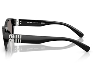 Óculos de Sol Miu Miu Preto Brilho MUA03S 16K80Q-53