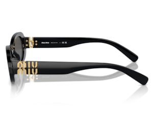 Óculos de Sol Miu Miu Preto Cinza MU06ZS 1AB5S0-50