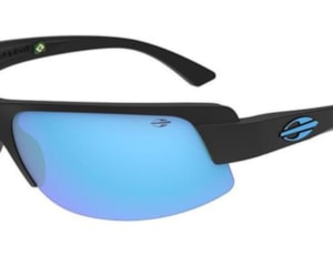 Óculos de Sol Mormaii Gamboa Air 4 Preto Fosco Azul Revo M0136 A1097-76