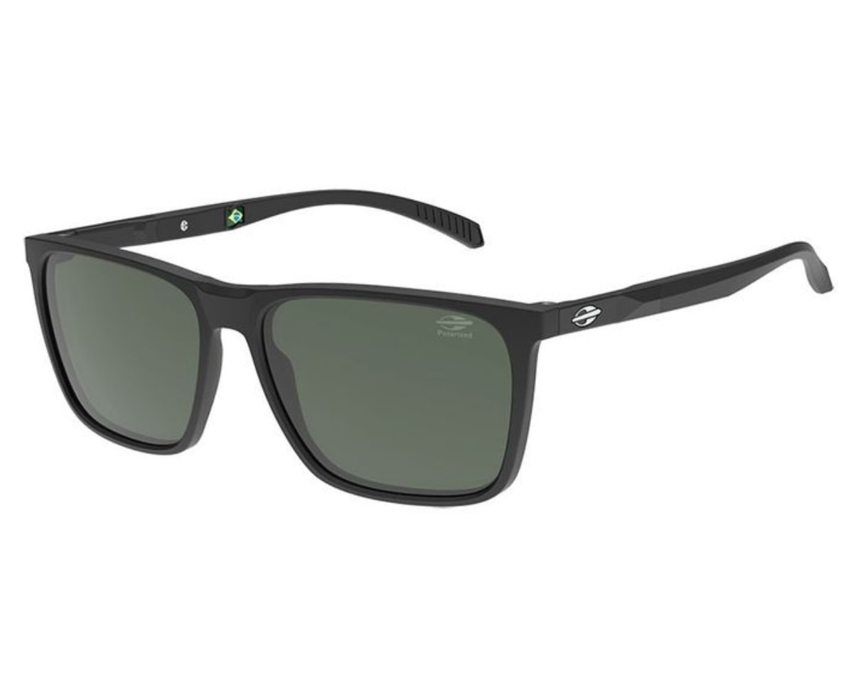 Óculos de Sol Mormaii  Jaipur Sun Preto Fosco G15 Polarizado M0189 A1489-58