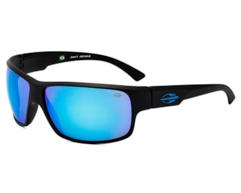 Óculos de Sol Mormaii Joaca II Preto Fosco Cinza Azul M00445 A1412-68