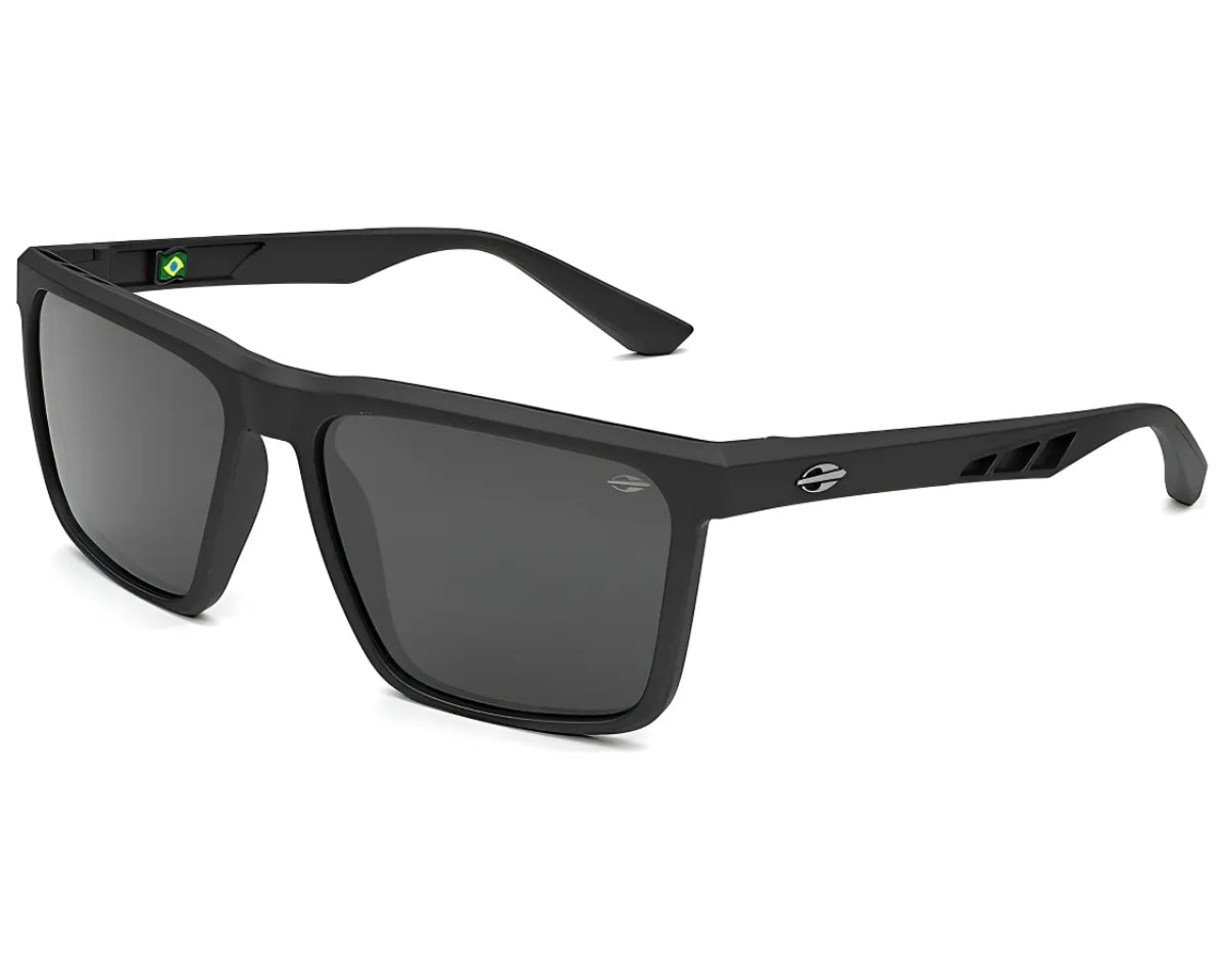 Óculos de Sol Mormaii Madri Preto Fosco Cinza M0095 A1401-57