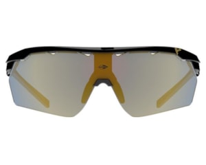 Óculos de Sol Mormaii Smash Preto Brilho Dourado Dour Ocre M0129 A3496-138