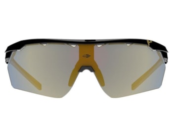 Óculos de Sol Mormaii Smash Preto Brilho Dourado Dour Ocre M0129 A3496-138