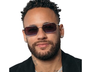 Óculos de Sol Neymar Jr Hollywood Silver NJR10005 C3L8-56