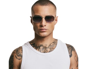 Óculos de Sol Neymar Jr Hollywood Silver NJR10005 C3L8-56