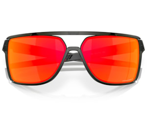 Óculos de Sol Oakley Castel Matte Grey Smoke Prizm Ruby