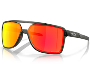 Óculos de Sol Oakley Castel Matte Grey Smoke Prizm Ruby