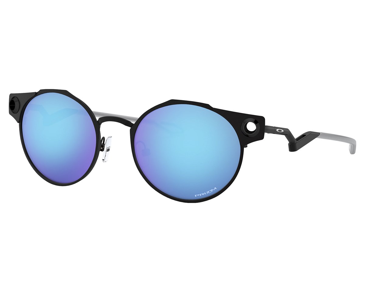 Óculos de Sol Oakley Deadbolt Satin Light Steel Prizm Sahpphire