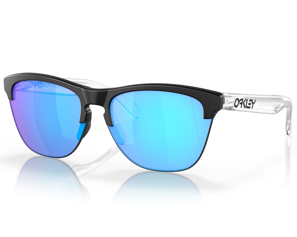 Óculos de Sol Oakley Frogskins Lite Matte Black Prizm Sapphire OO9374 02-63