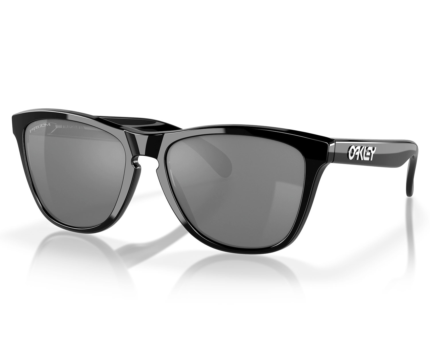 Óculos de Sol Oakley Frogskins Polished Black Prizm Black - Officina 7 Óculos de Sol Oakley Frogskins Polished Black Prizm Black - Officina 7