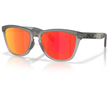 Óculos de Sol Oakley Frogskins Range XL Matte Grey Smoke Grey Ink Prizm Ruby OO9503 01-58
