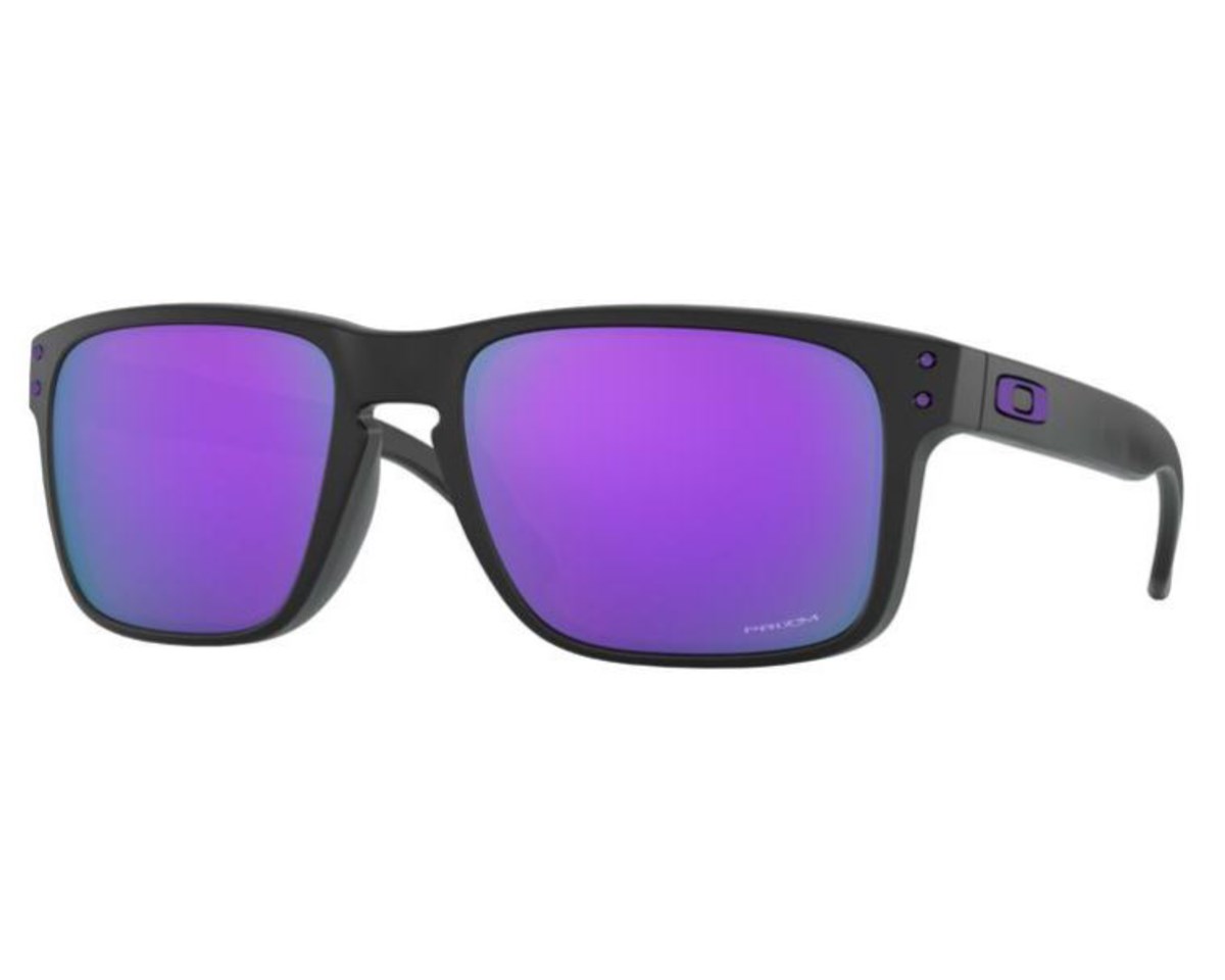 Óculos de Sol Oakley Holbrook Matte Black Prizm Violet OO9102L K6-55