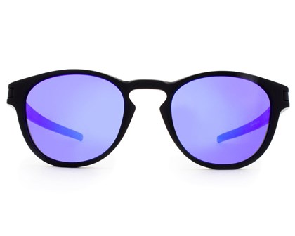 Óculos de Sol Oakley Latch Matte Black Violet Iridium OO9265 06-53